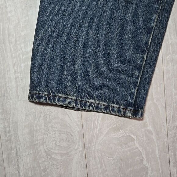 RARE Wrangler Destructed Loose Fit Jean size 29 32 Blue Country - Picture 4 of 10